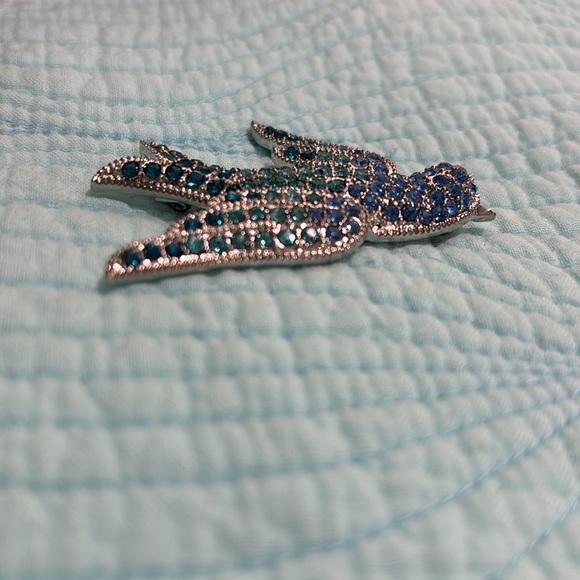 Monet blue bird pin with box - Picture 3 of 14